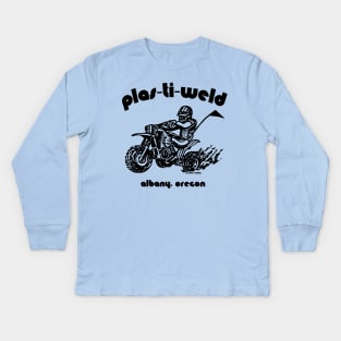 Plas Ti Weld in black Kids Long Sleeve T-Shirt